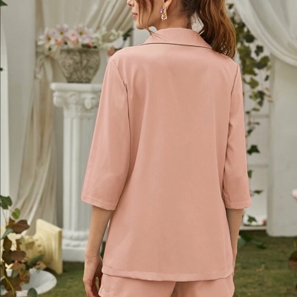 Pink Blazer & Short set - Picture 2 of 6